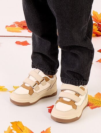 Zapatillas bajas de piel sintética