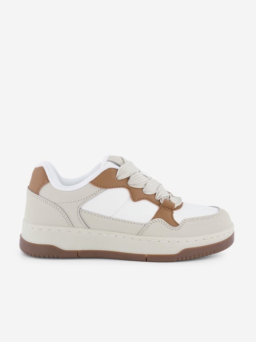 Zapatillas bajas de polipiel - Kiabi