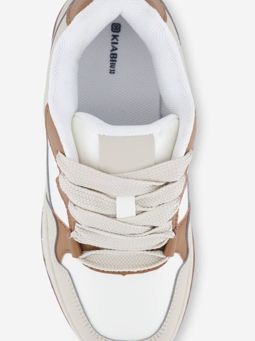 Zapatillas bajas de polipiel - Kiabi