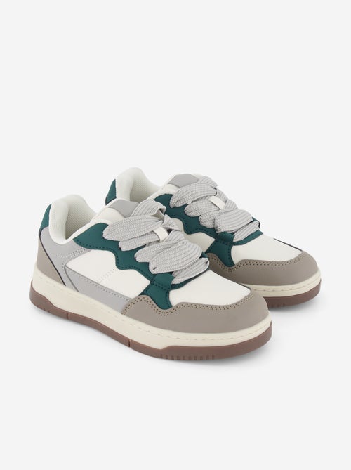 Zapatillas bajas de polipiel - Kiabi