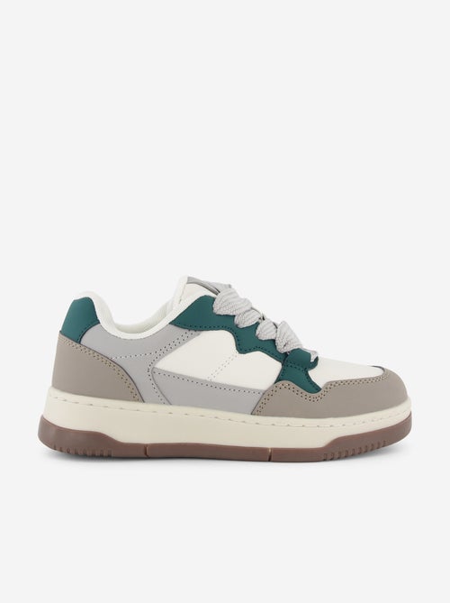 Zapatillas bajas de polipiel - Kiabi