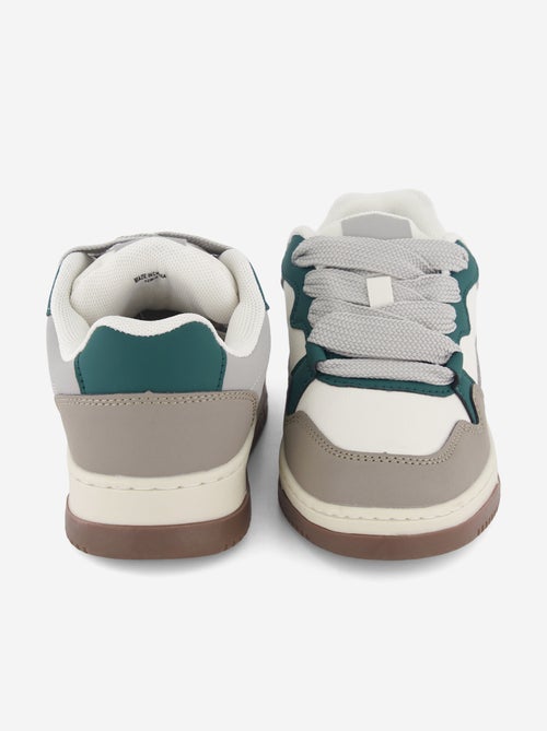 Zapatillas bajas de polipiel - Kiabi