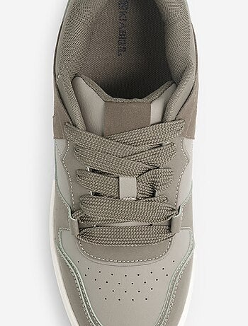 Zapatillas bajas de polipiel