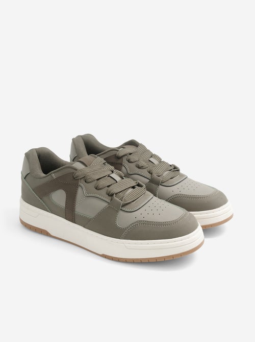 Zapatillas bajas de polipiel - Kiabi