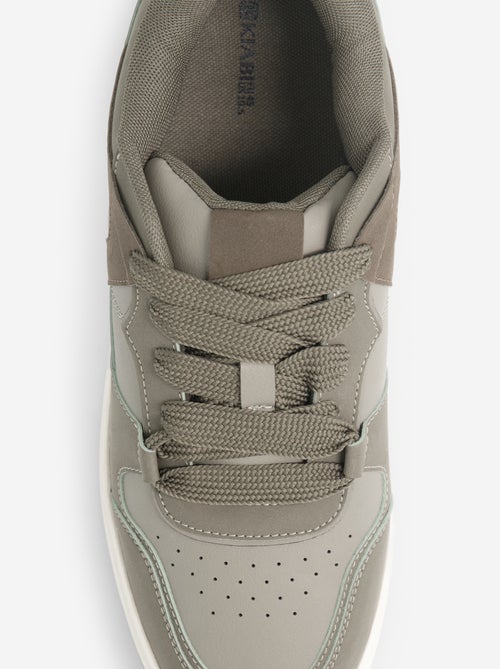 Zapatillas bajas de polipiel - Kiabi