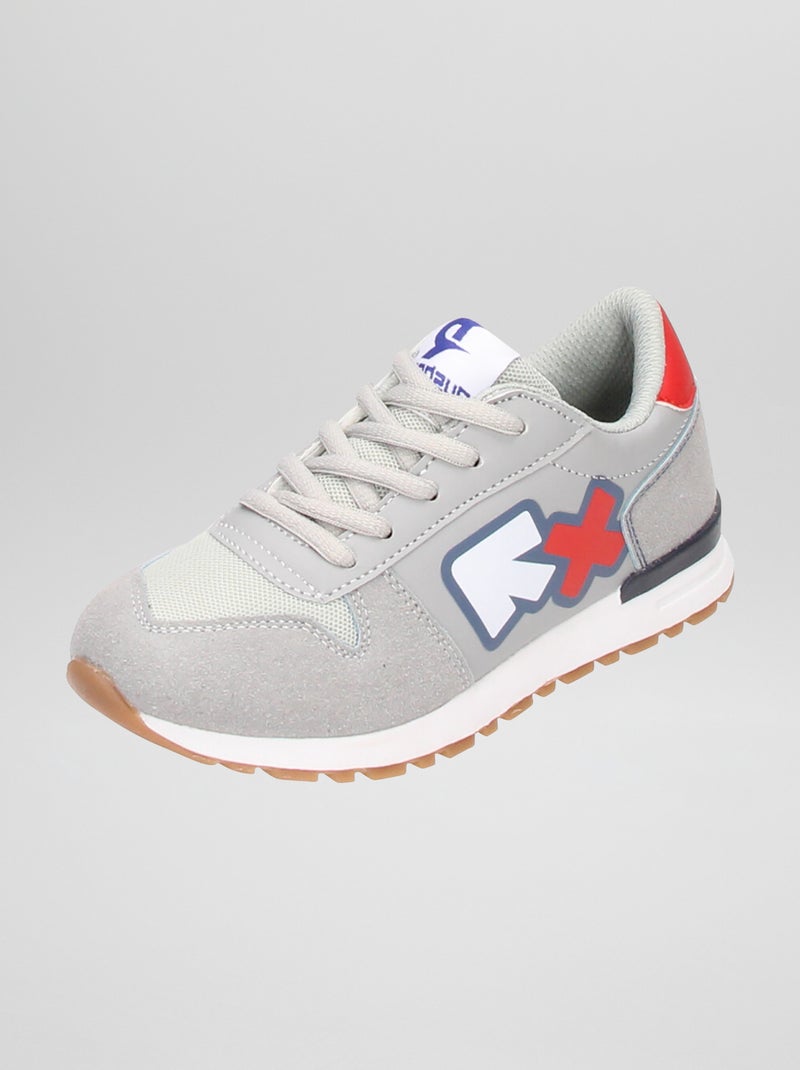 Zapatillas bajas de running GRIS - Kiabi