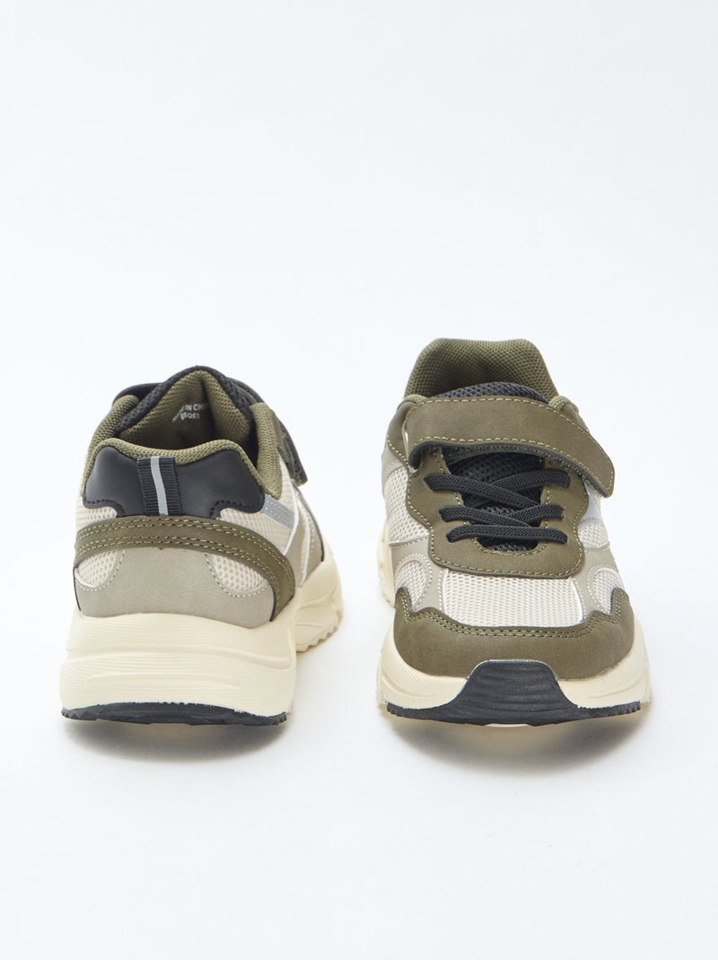 Zapatillas bajas de running Verde - Kiabi
