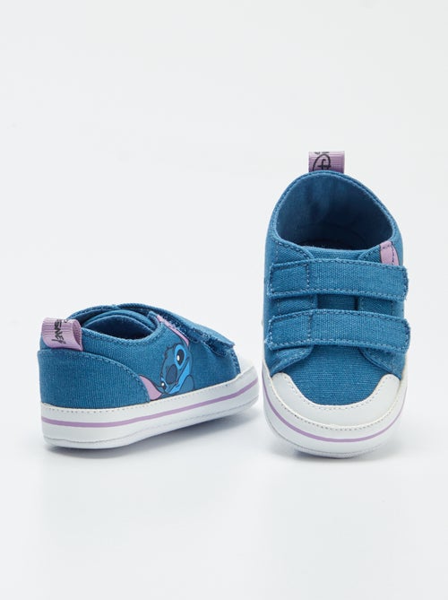 Zapatillas bajas de tela con velcros 'Stitch' 'Disney' - Kiabi