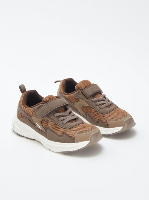 Zapatillas bajas de tela y malla - Kiabi