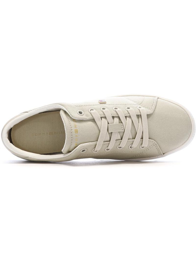 Zapatillas bajas para mujer tommy hilfiger Beige - Kiabi
