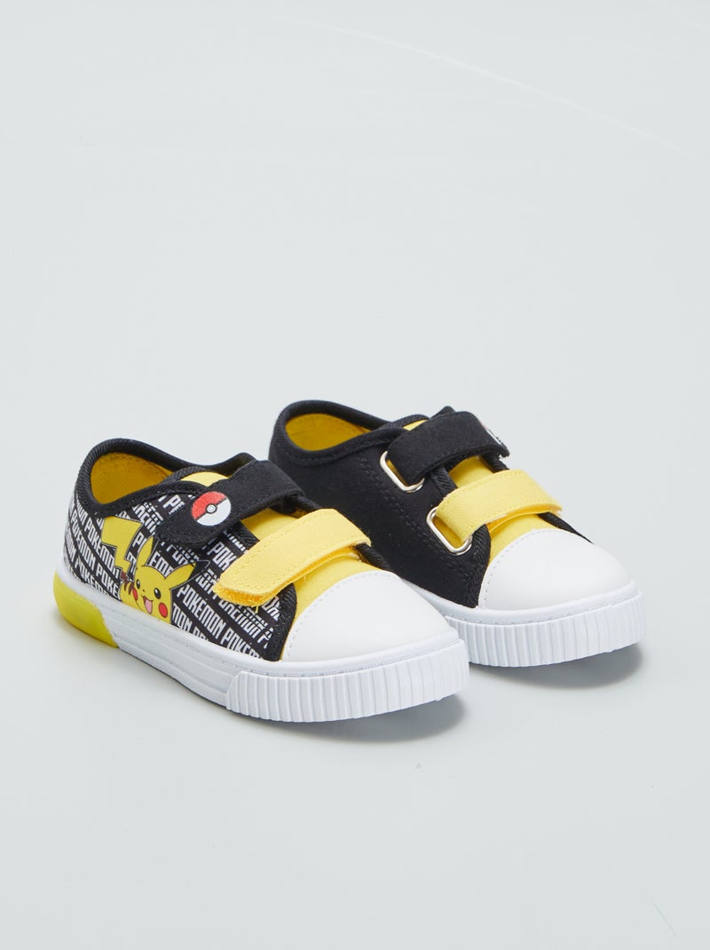 Zapatillas bajas 'Pokémon' con velcros NEGRO - Kiabi