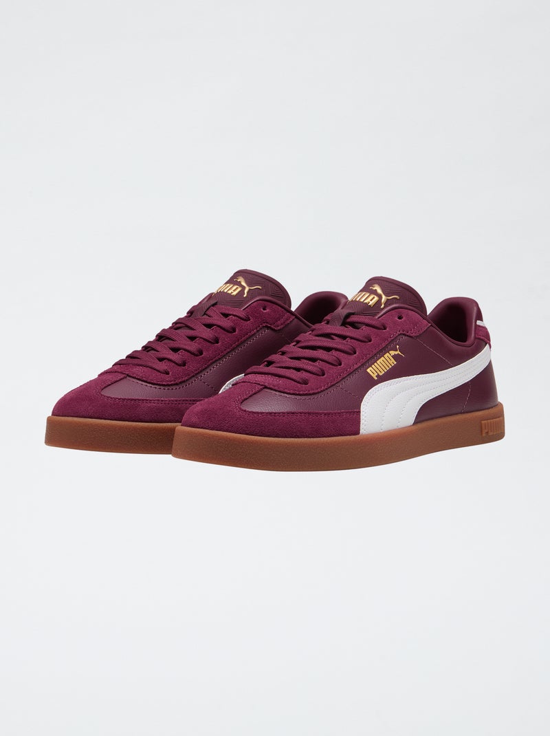 Zapatillas bajas 'PUMA' bimaterial Rojo - Kiabi