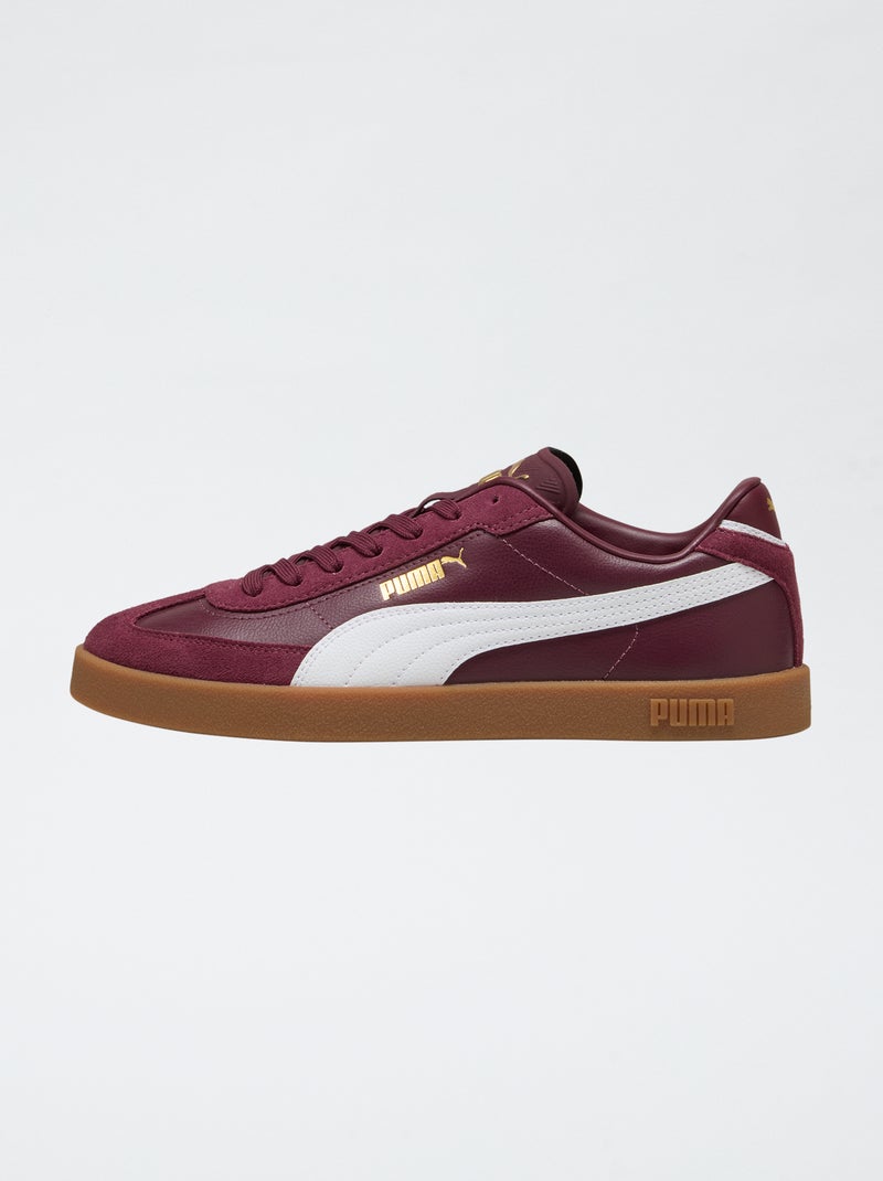 Zapatillas bajas 'PUMA' bimaterial Rojo - Kiabi