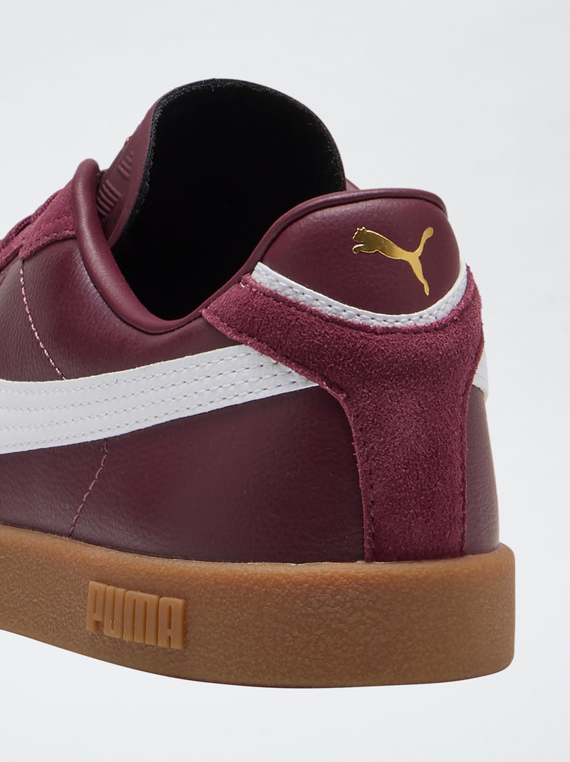 Zapatillas bajas 'PUMA' bimaterial Rojo - Kiabi