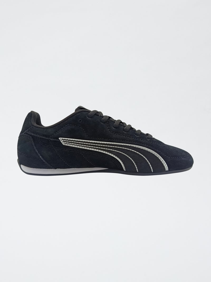 Zapatillas bajas 'Puma' con abalorio de estrella Negro - Kiabi