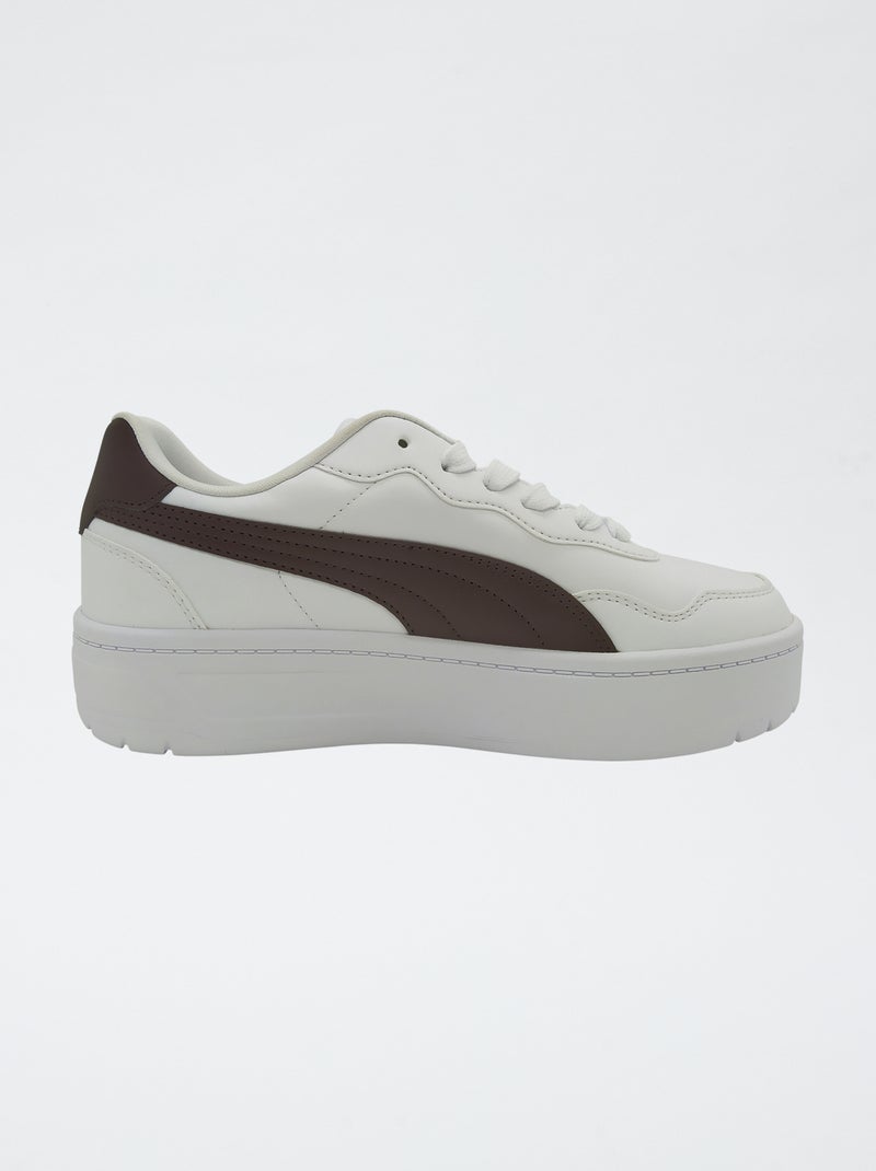 Zapatillas bajas 'Puma' con estampado de leopardo Blanco - Kiabi