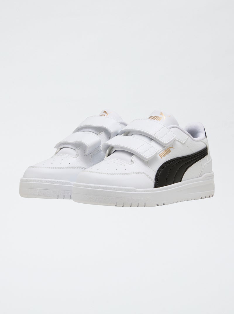 Zapatillas bajas 'PUMA' con velcro Blanco - Kiabi