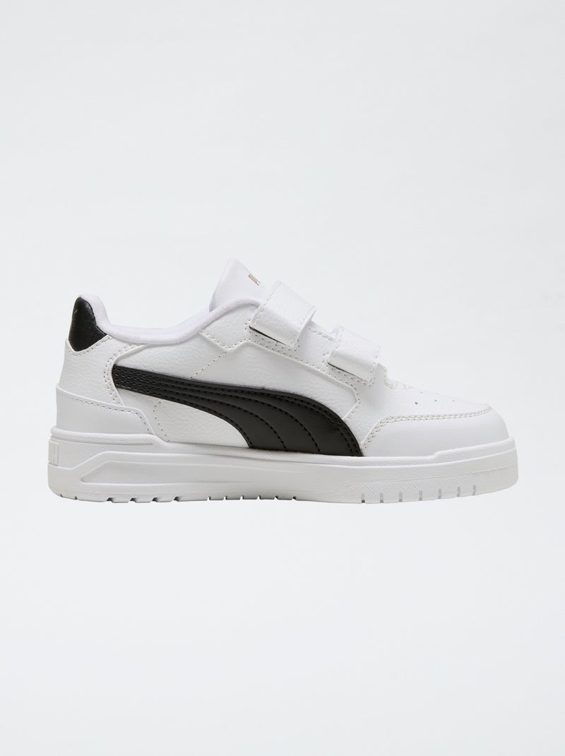 Zapatillas bajas 'PUMA' con velcro Blanco - Kiabi