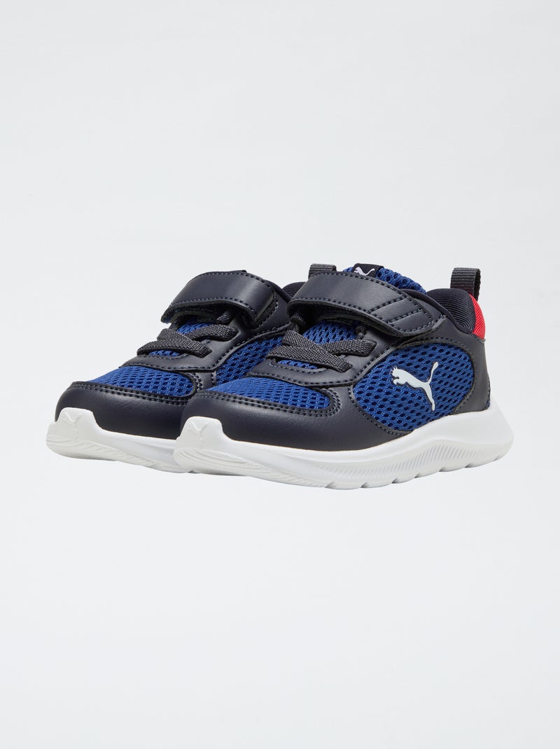 Zapatillas bajas 'PUMA' con velcro y cordones Azul - Kiabi