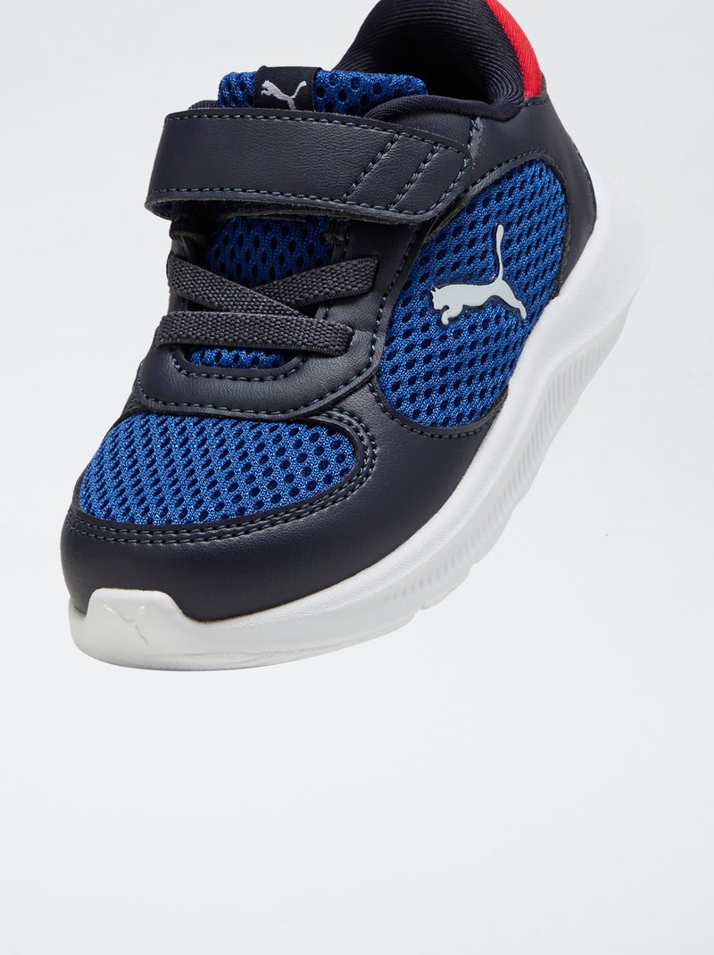 Zapatillas bajas 'PUMA' con velcro y cordones Azul - Kiabi