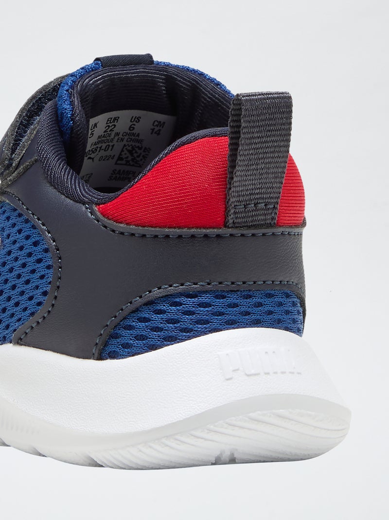 Zapatillas bajas 'PUMA' con velcro y cordones Azul - Kiabi