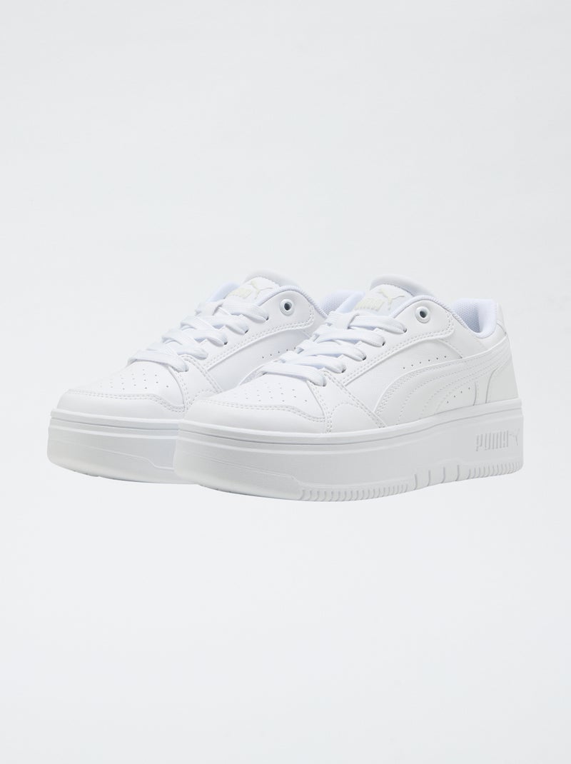 Zapatillas bajas 'Puma' lisas Blanco - Kiabi