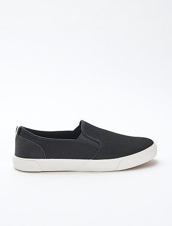 Zapatillas bajas sin cordones de malla