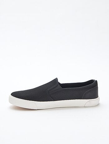 Zapatillas bajas sin cordones de malla