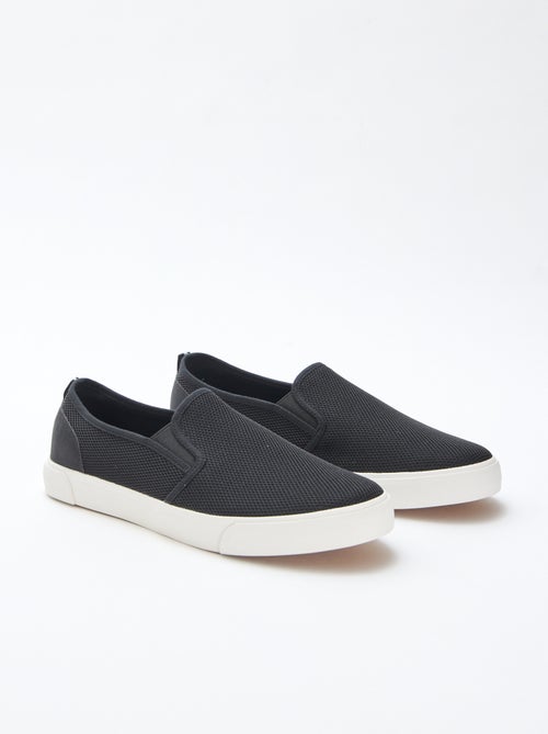 Zapatillas bajas slip-on de malla - Kiabi