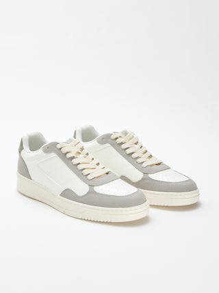 Zapatillas bajas tricolores