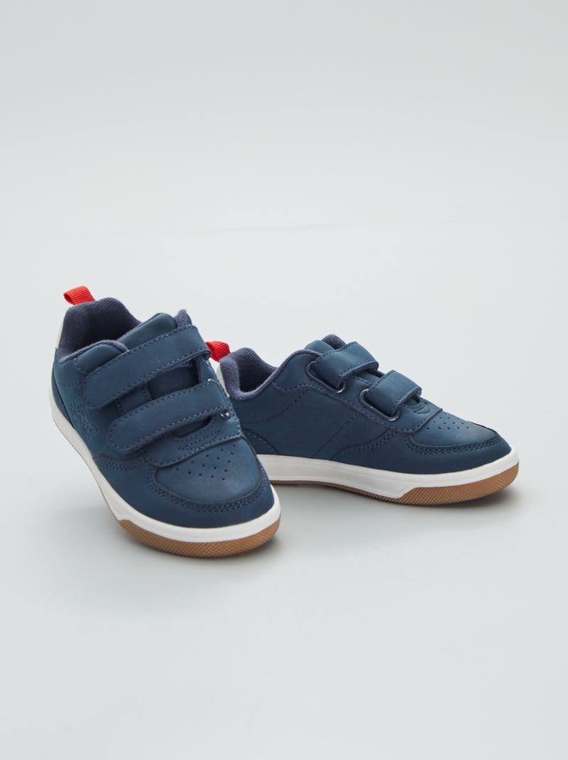 Zapatillas bajas velcro fáciles de poner AZUL - Kiabi
