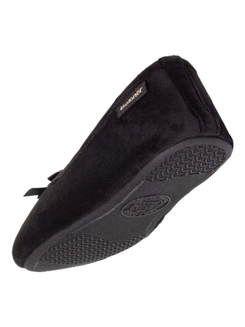 Zapatillas ballerines ultra cómodo, fácil de poner mujer Isotoner Negro - Kiabi