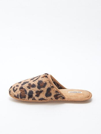 Zapatillas básicas de pelo sintético