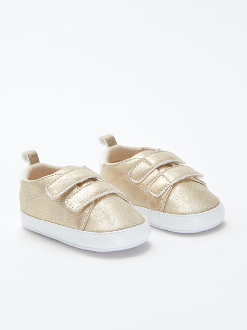 Zapatillas bicolor con velcro - Kiabi