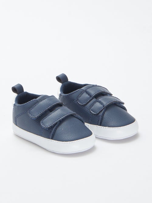 Zapatillas bicolor con velcro - Kiabi