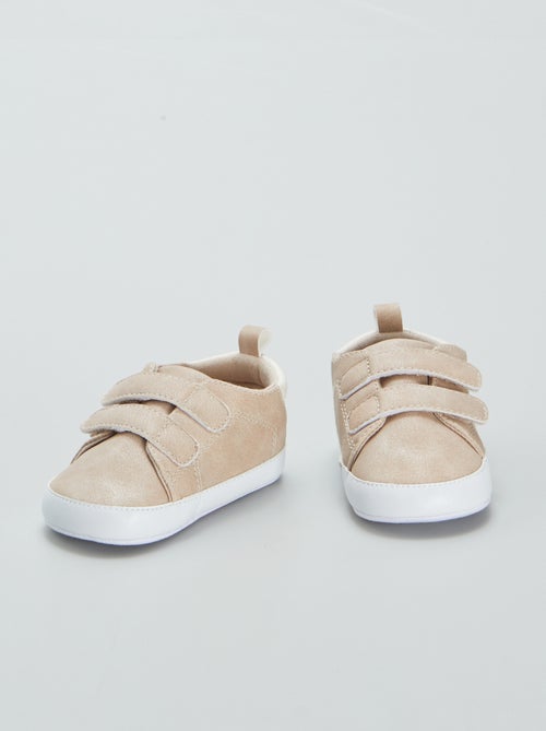 Zapatillas bicolor con velcro - Kiabi