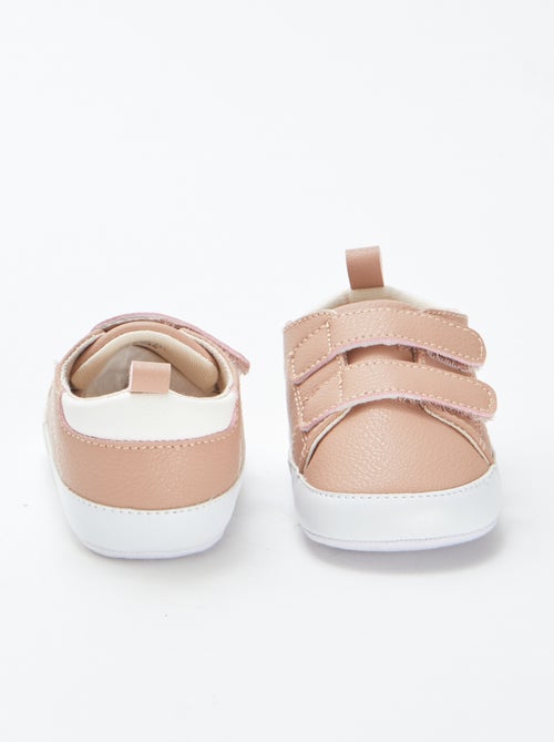 Zapatillas bicolor con velcro - Kiabi