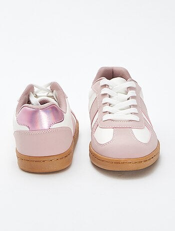 Zapatillas bicolores con cordones