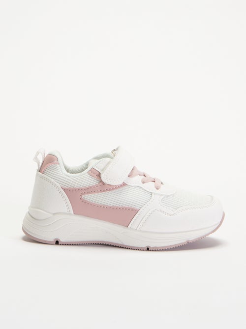 Zapatillas bimaterial con velcro - Kiabi
