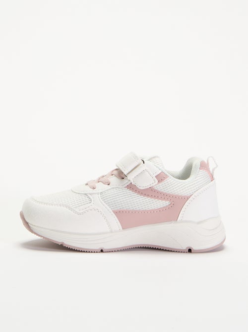Zapatillas bimaterial con velcro - Kiabi