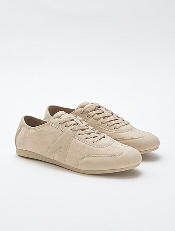 Zapatillas bimateriales lisas