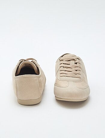 Zapatillas bimateriales lisas