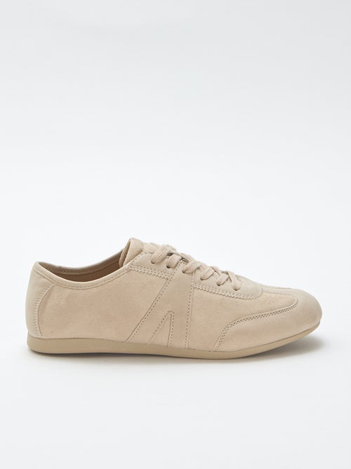 Zapatillas bimateriales lisas - Kiabi