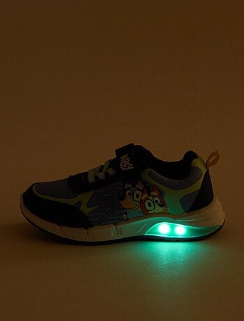 Zapatillas 'Bluey' con apertura de velcro y cordones