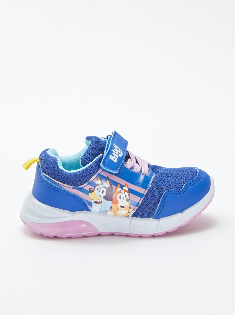 Zapatillas 'Bluey' con cierre con velcro y cordones AZUL - Kiabi