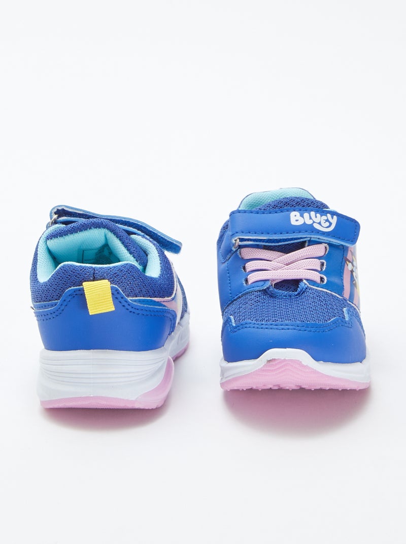 Zapatillas 'Bluey' con cierre con velcro y cordones AZUL - Kiabi
