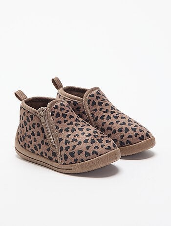 Zapatillas botín estampadas