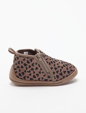 Zapatillas botín estampadas