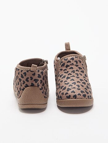 Zapatillas botín estampadas