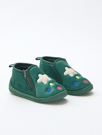 Zapatillas botín lúdicas navideñas